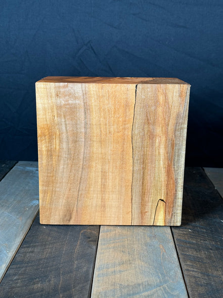 8”x8”x4” Brown Maple Turning Blank