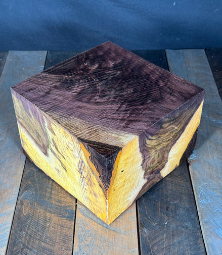 8”x8”x5” Burly Walnut Turning Blank