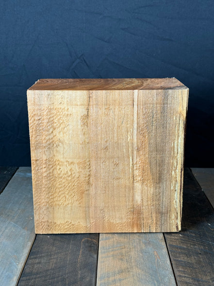 8”x8”x4” Brown Maple Turning Blank