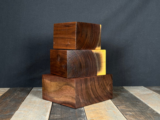 4”x4”x3” Walnut Turning Blanks