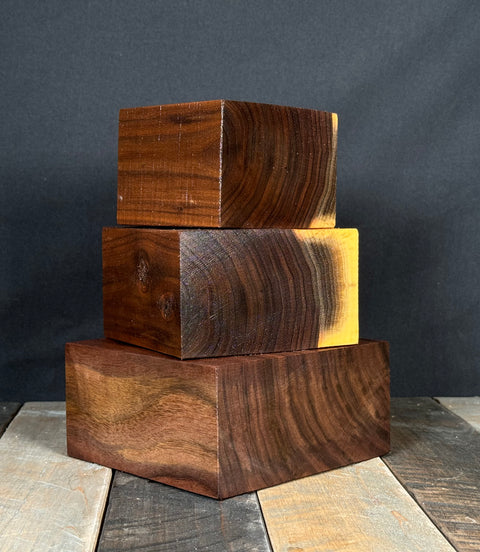 4”x4”x3” Walnut Turning Blanks