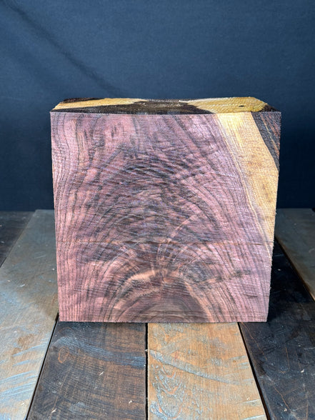 8”x8”x5” Burly Walnut Turning Blank