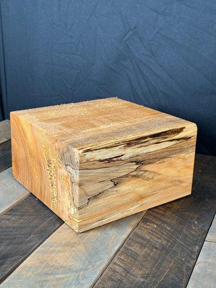 8”x8”x4” Brown Maple Turning Blank