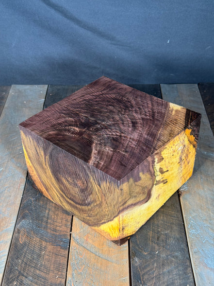 8”x8”x5” Burly Walnut Turning Blank