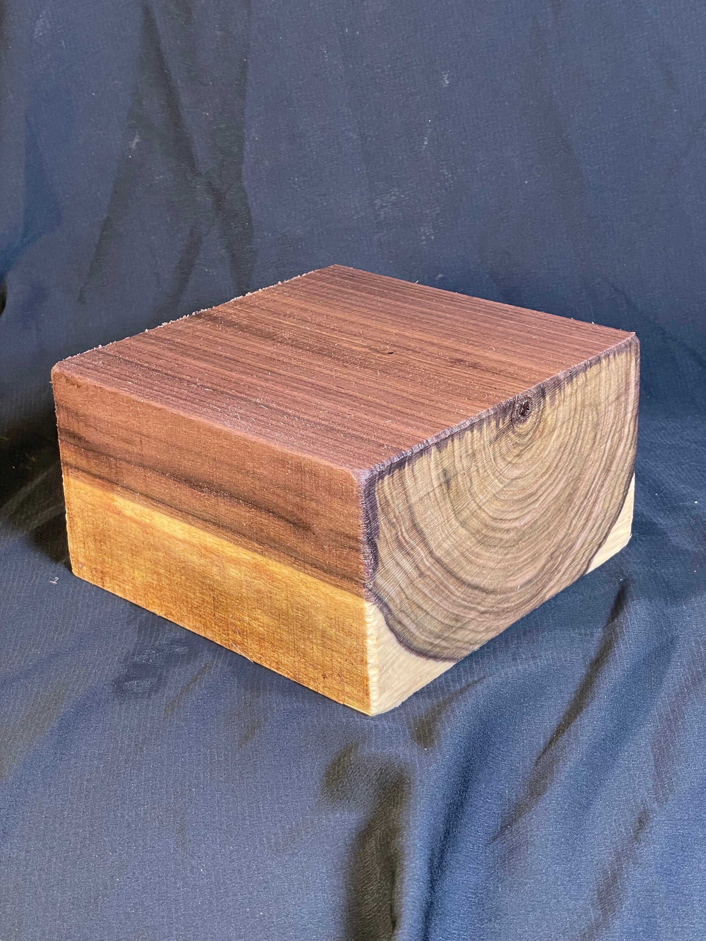 7”by7”by4”Indiana black walnut bowl turning plank lathe turning wood working blanks
