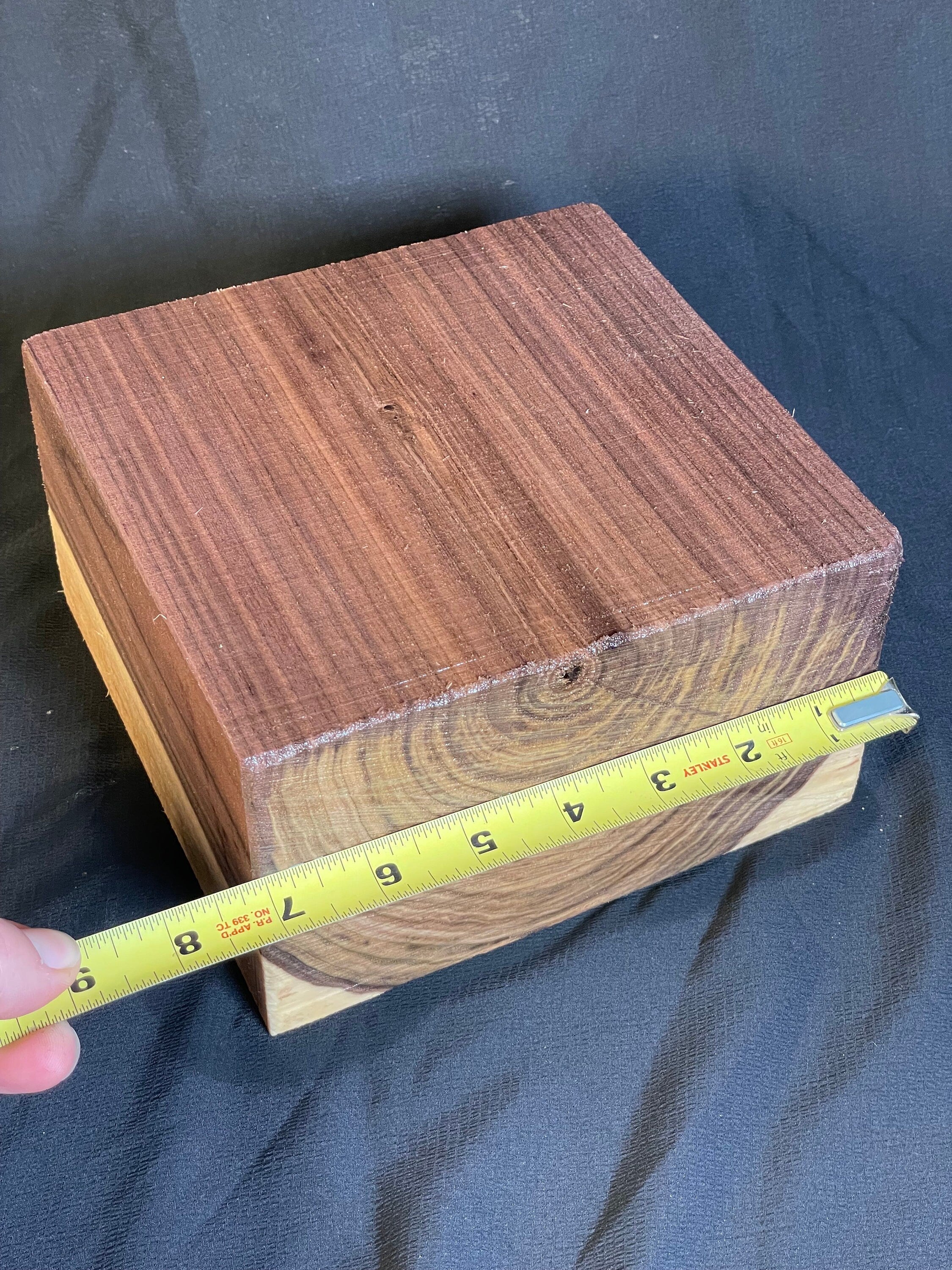 7”by7”by4”Indiana black walnut bowl turning plank lathe turning wood working blanks
