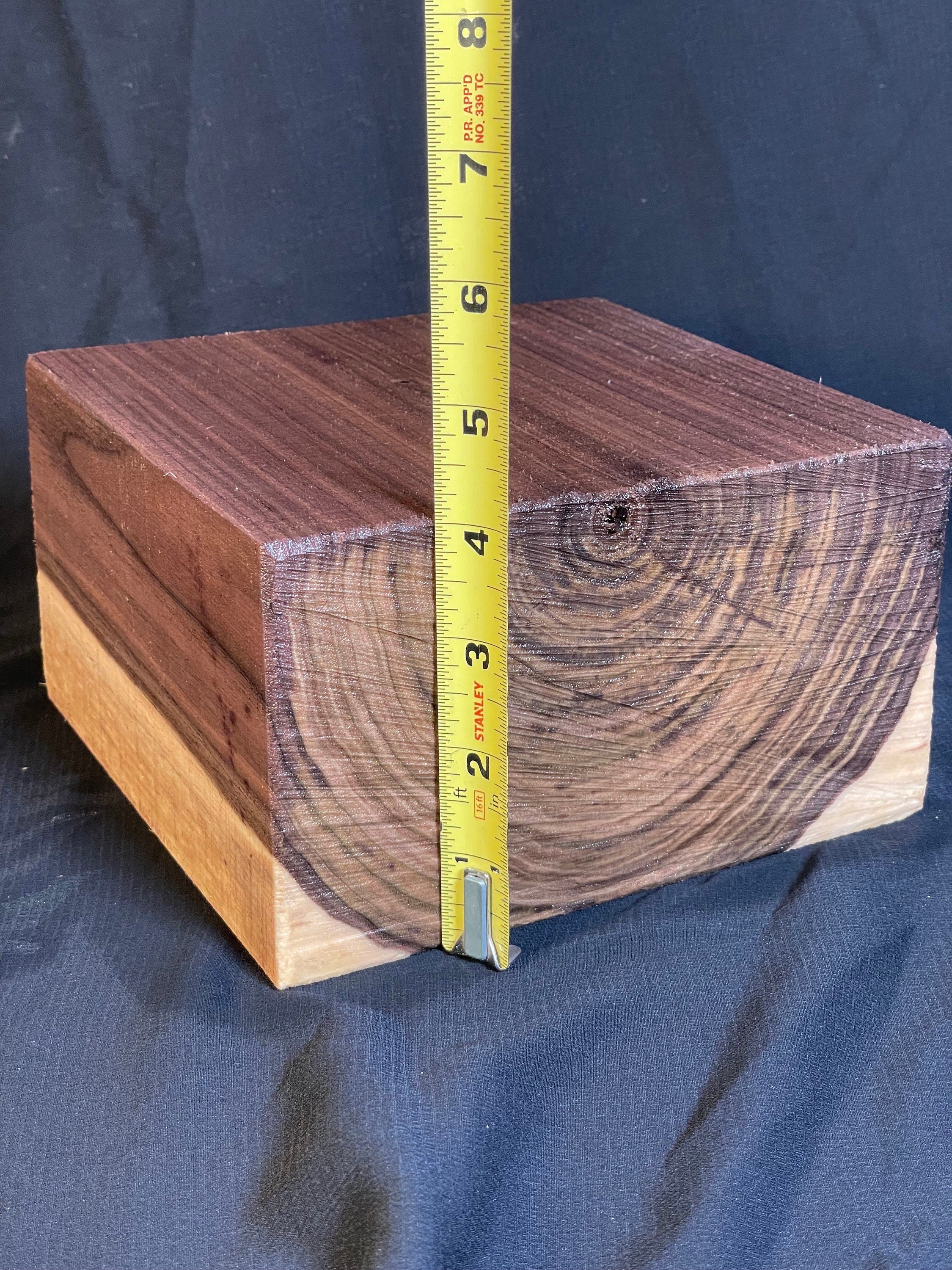 7”by7”by4”Indiana black walnut bowl turning plank lathe turning wood working blanks