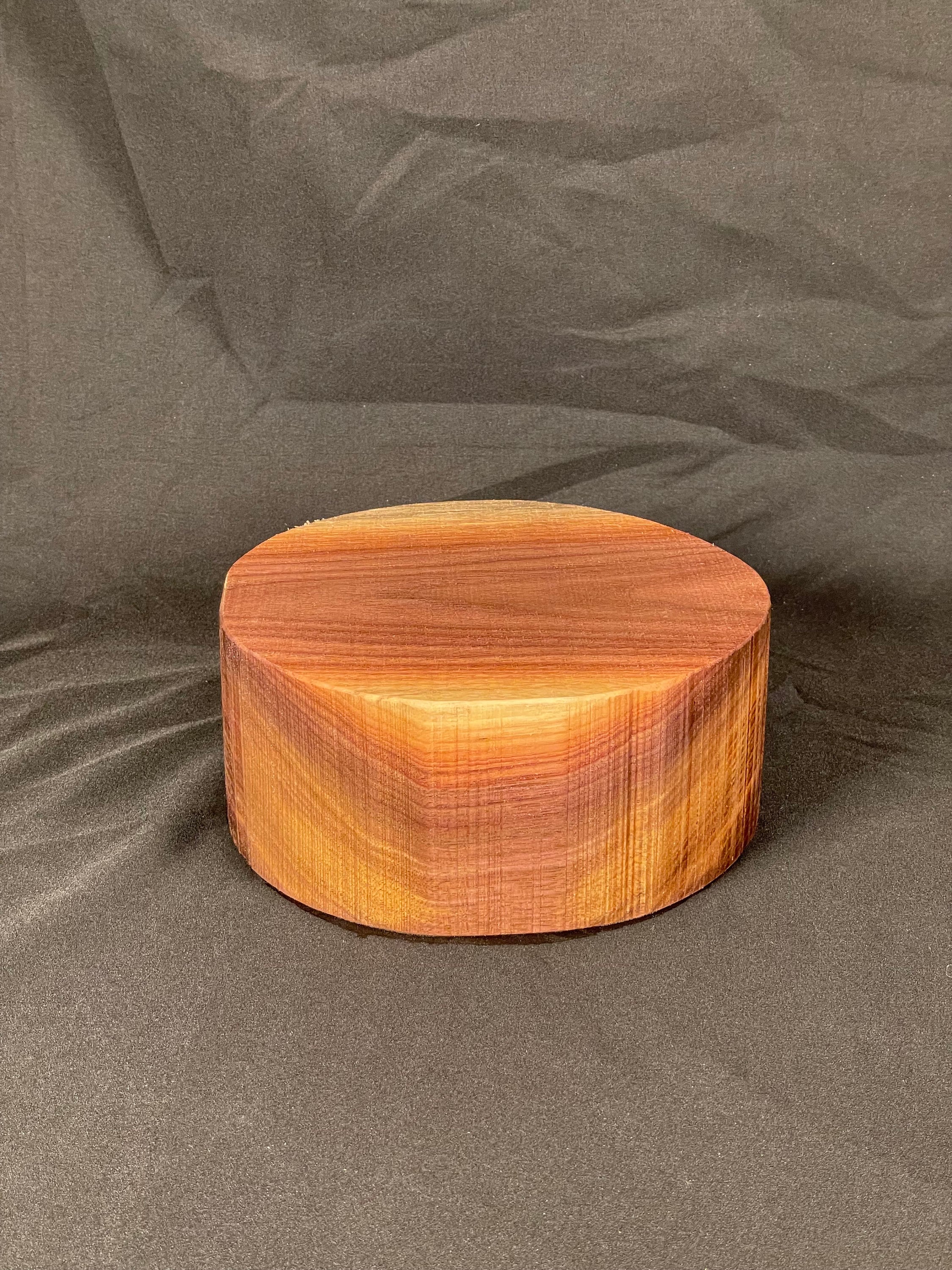 Circle Walnut Bowl Turning Blanks 7”by7”by3”  Blanks Dark Wood Carving Block Wood Turning Blanks Wood Block Bowl Turnig