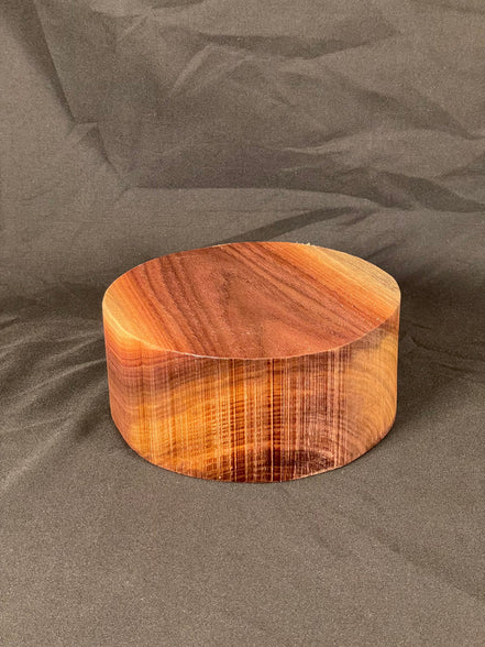 Circle Walnut Bowl Turning Blanks 7”by7”by3”  Blanks Dark Wood Carving Block Wood Turning Blanks Wood Block Bowl Turnig