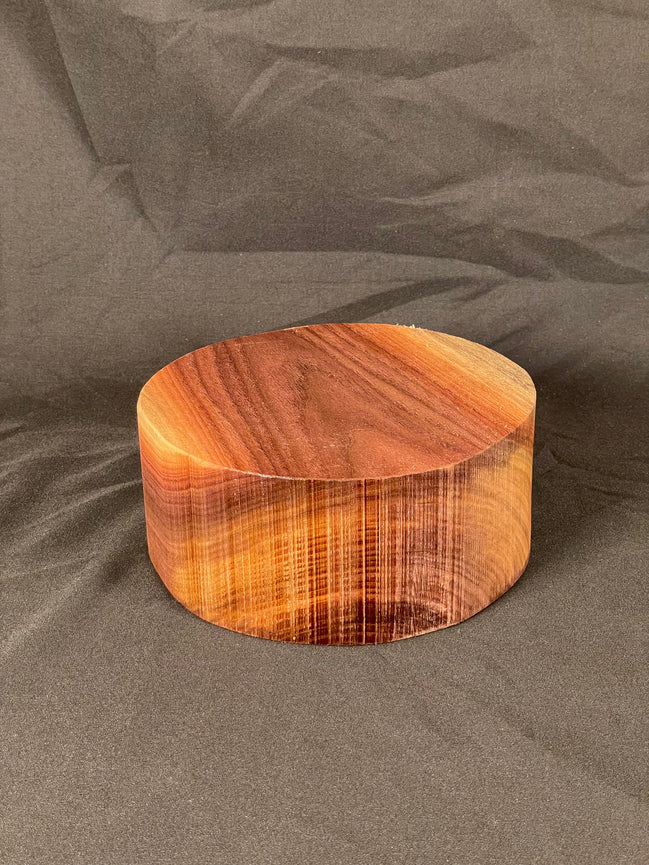 Circle Walnut Bowl Turning Blanks 7”by7”by3”  Blanks Dark Wood Carving Block Wood Turning Blanks Wood Block Bowl Turnig