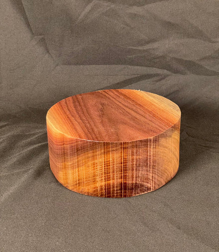 Circle Walnut Bowl Turning Blanks 7”by7”by3”  Blanks Dark Wood Carving Block Wood Turning Blanks Wood Block Bowl Turnig