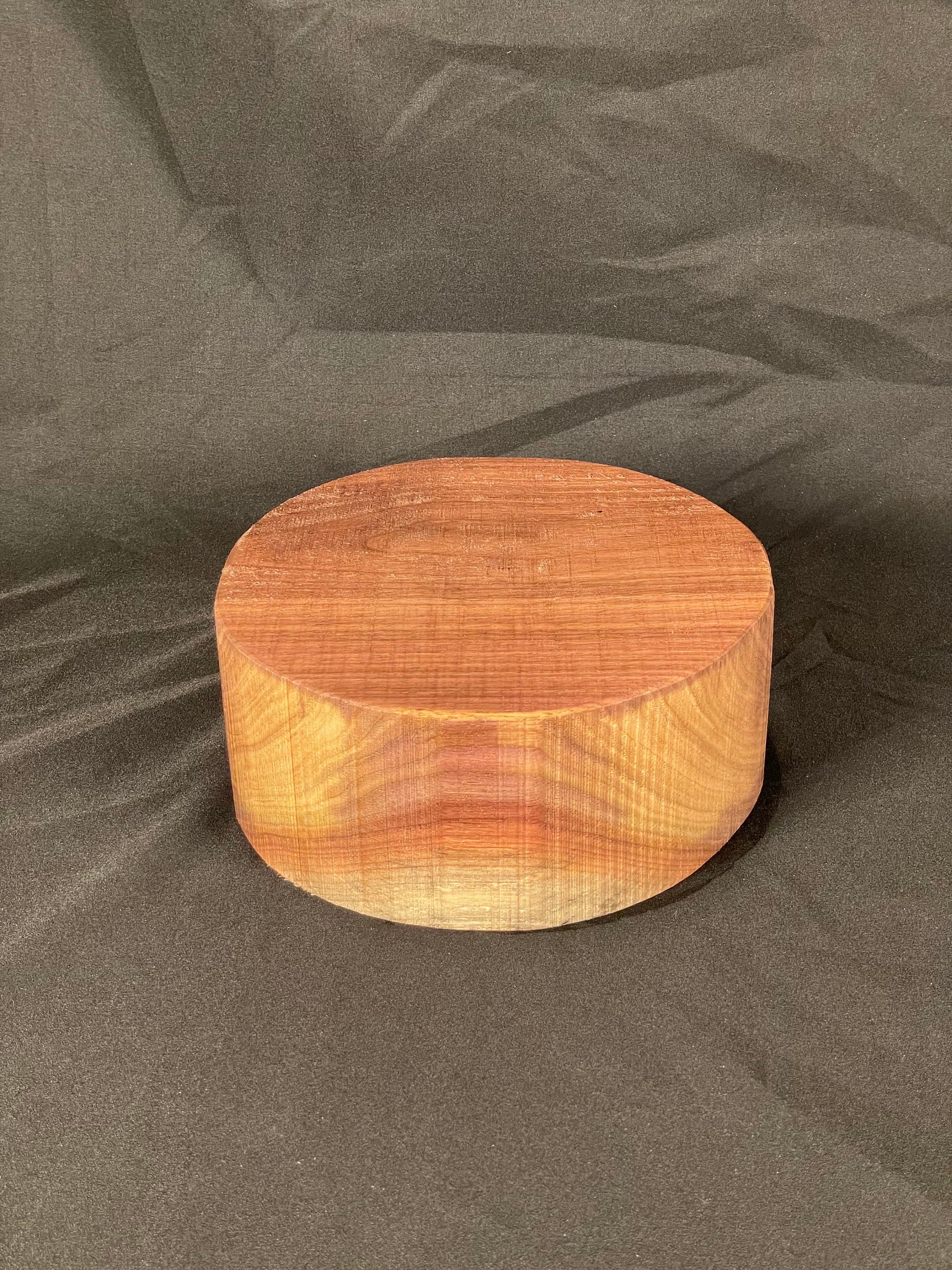 Circle Walnut Bowl Turning Blanks 7”by7”by3”  Blanks Dark Wood Carving Block Wood Turning Blanks Wood Block Bowl Turnig