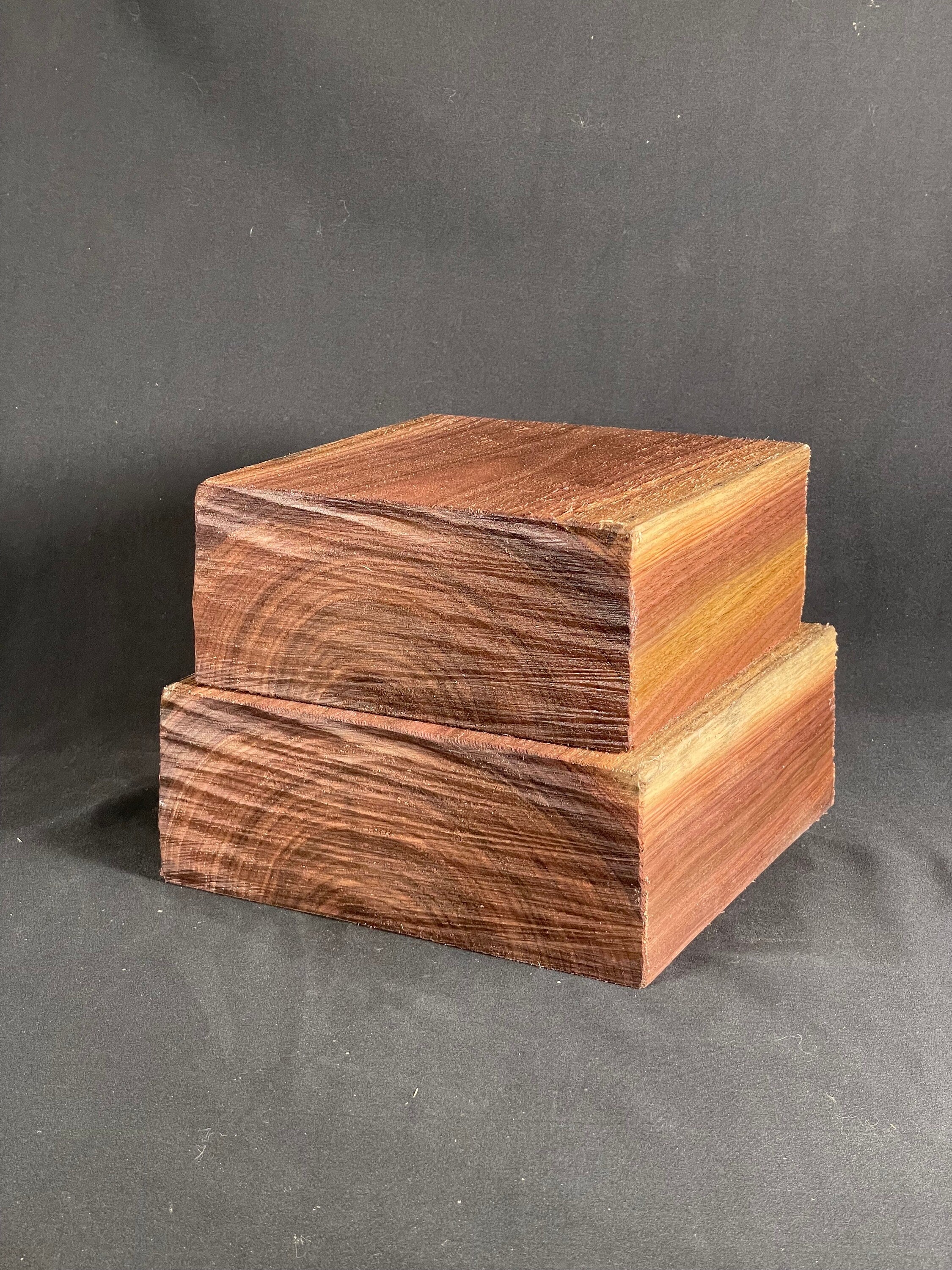 7”by7”by3” and 8”by8”by3” Indiana Black Walnut Bowl Value Pack DIY Turning Plank Lathe Turning Wood Lathe Chunks Green Wood Turning Blank