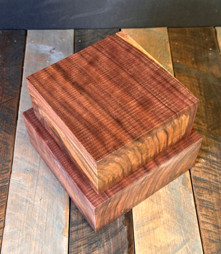 6”x6”x3” and 7”x7” 3” Indiana Black Walnut Bowl Value Pack DIY Turning Plank Lathe Turning Wood Lathe Chunks Wooden Vessel Turning Blank
