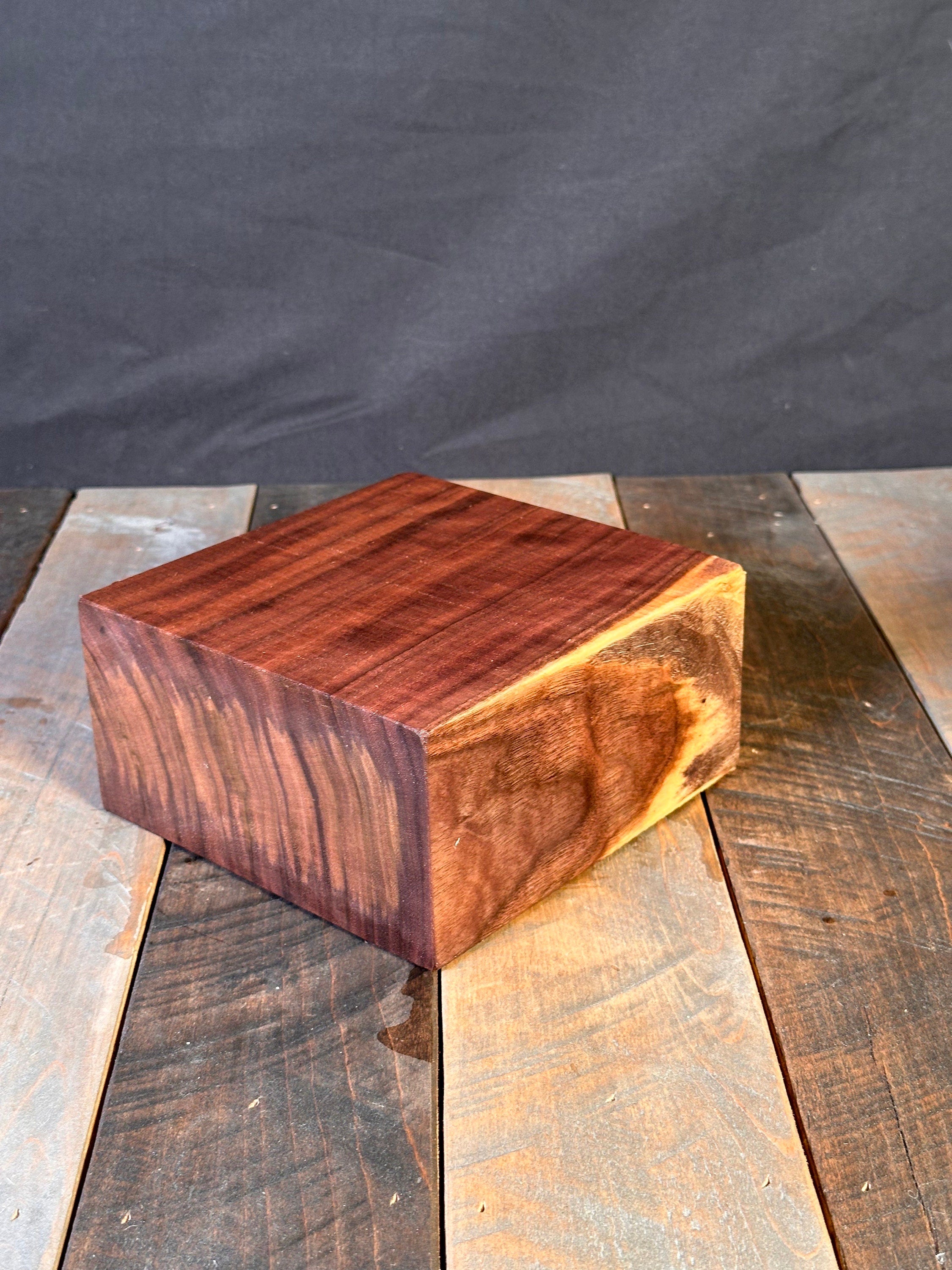 Bowl Blank Walnut Turning Blank 6”x6”x3” Wood Blank Walnut Wood Carving Block Wood Turning Blanks Wood Block Bowl Turnig