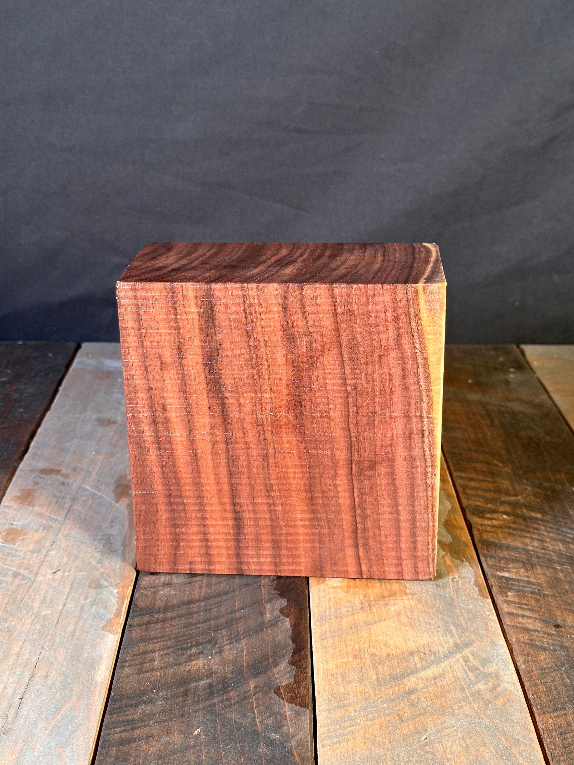 Bowl Blank Walnut Turning Blank 6”x6”x3” Wood Blank Walnut Wood Carving Block Wood Turning Blanks Wood Block Bowl Turnig