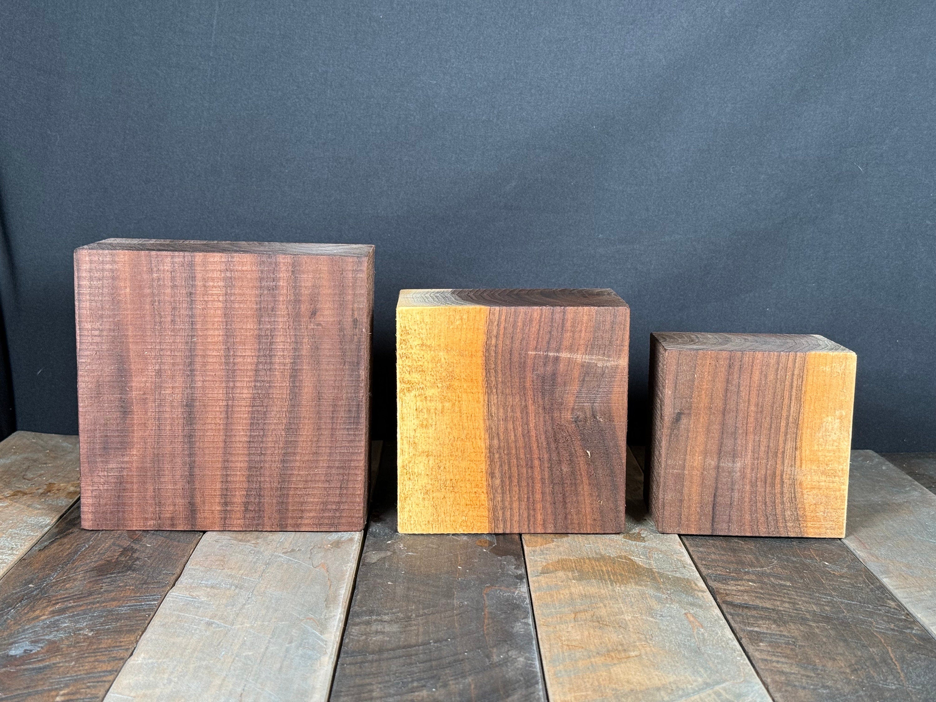 Walnut Bowl Turning Blanks Hardwood Blanks Dark Wood Carving Block Wood Turning Blanks Wood Block Bowl Turnig Custom Size
