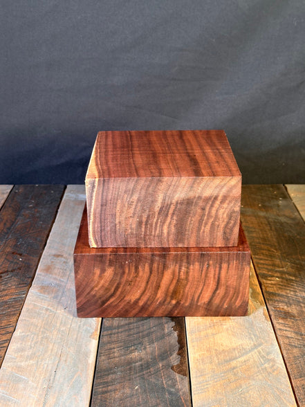 6”x6”x3” and 7”x7” 3” Indiana Black Walnut Bowl Value Pack DIY Turning Plank Lathe Turning Wood Lathe Chunks Wooden Vessel Turning Blank