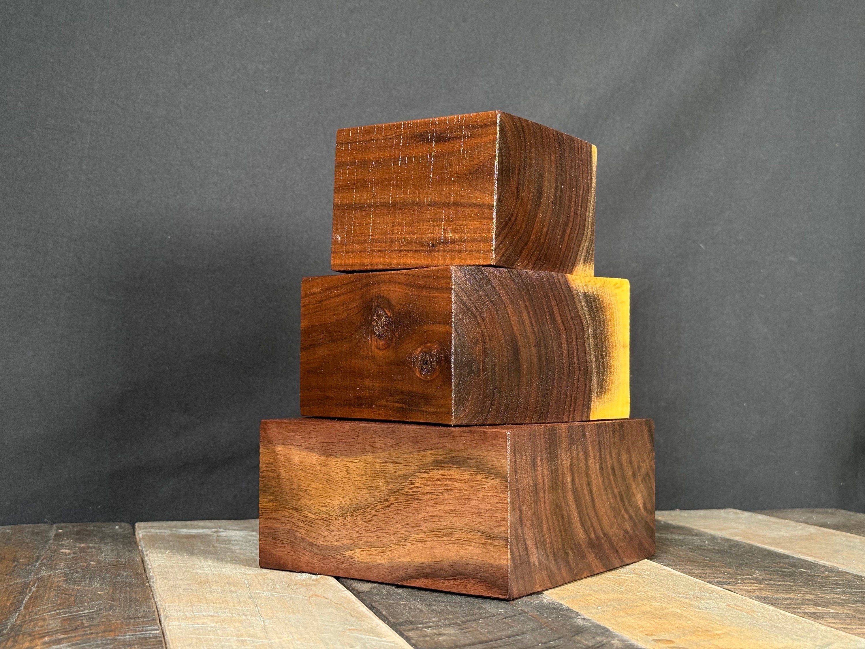 Walnut Bowl Turning Blanks Hardwood Blanks Dark Wood Carving Block Wood Turning Blanks Wood Block Bowl Turnig Custom Size