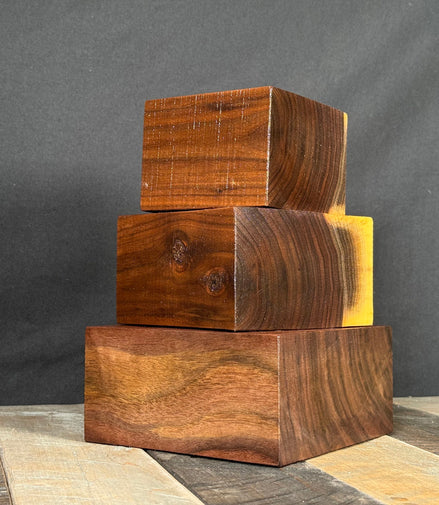 Walnut Bowl Turning Blanks Hardwood Blanks Dark Wood Carving Block Wood Turning Blanks Wood Block Bowl Turnig Custom Size