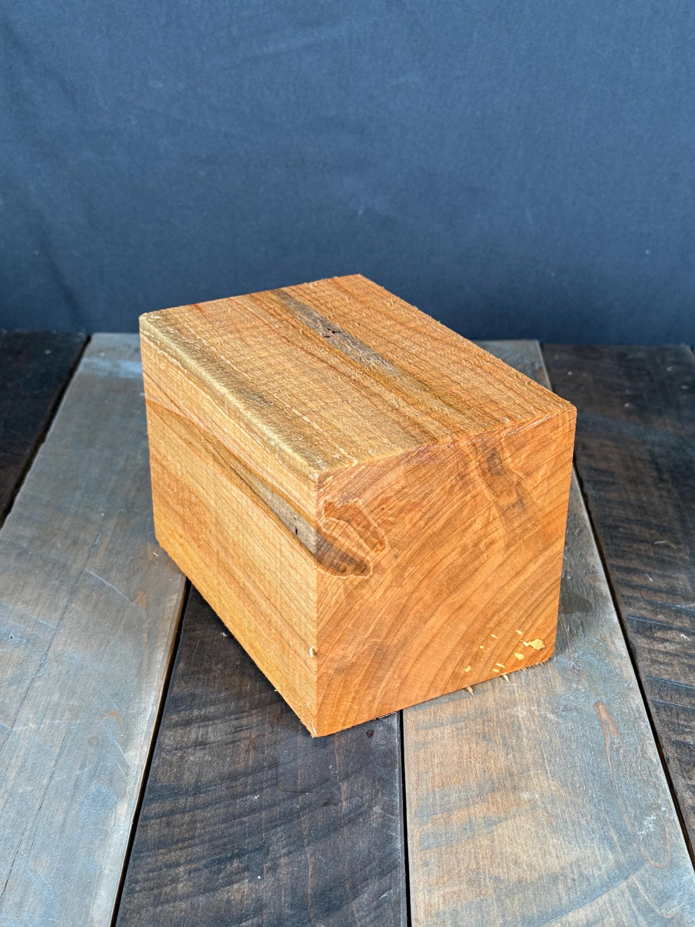 Brown Maple Bowl Blank 4”x4”x6” Hardwood Turning Blank Lathe Turning Wood Blanks Wood Bowl DIY Hobby Wood Turning