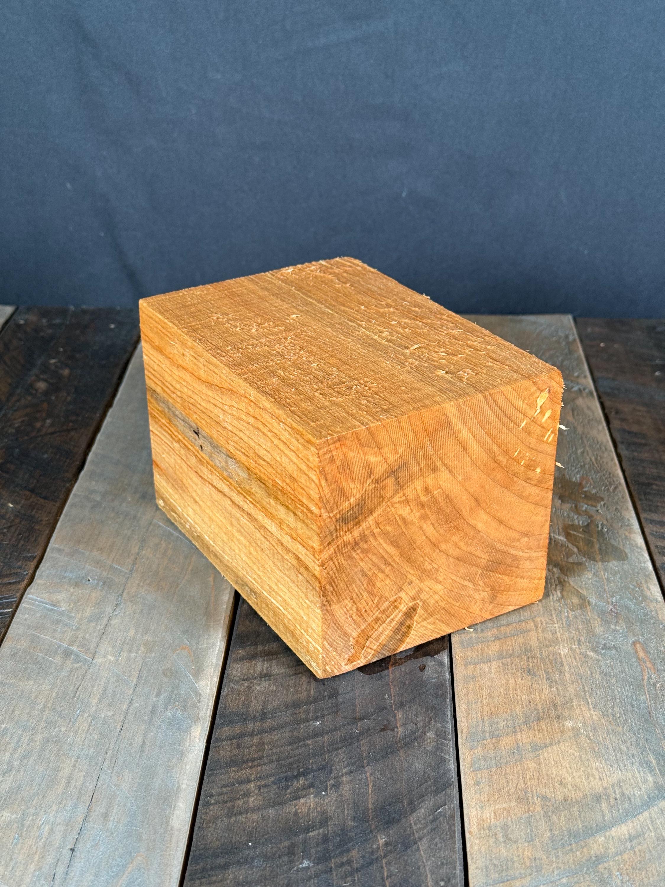 Brown Maple Bowl Blank 4”x4”x6” Hardwood Turning Blank Lathe Turning Wood Blanks Wood Bowl DIY Hobby Wood Turning