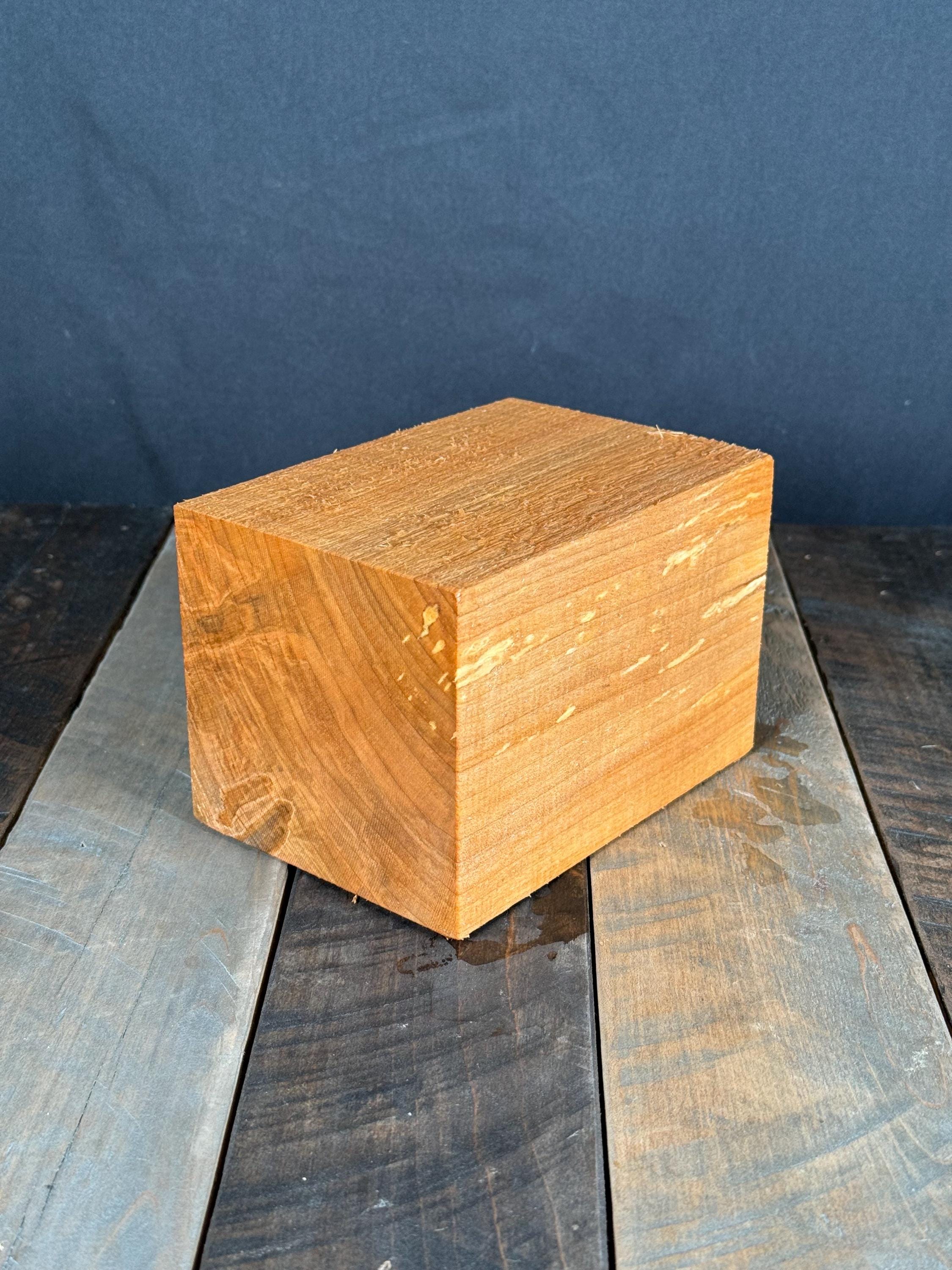 Brown Maple Bowl Blank 4”x4”x6” Hardwood Turning Blank Lathe Turning Wood Blanks Wood Bowl DIY Hobby Wood Turning