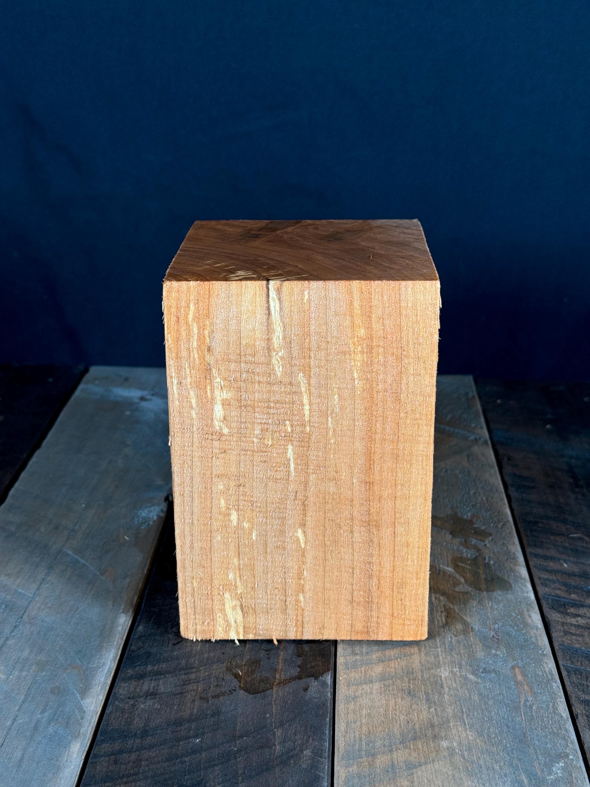 Brown Maple Bowl Blank 4”x4”x6” Hardwood Turning Blank Lathe Turning Wood Blanks Wood Bowl DIY Hobby Wood Turning