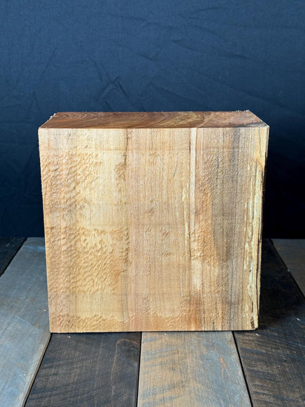 Large Brown Maple Bowl Blank 8”x8”x4” Hardwood Turning Blank Lathe Turning Wood Blanks Salad Bowl DIY Hobby Wood Turning