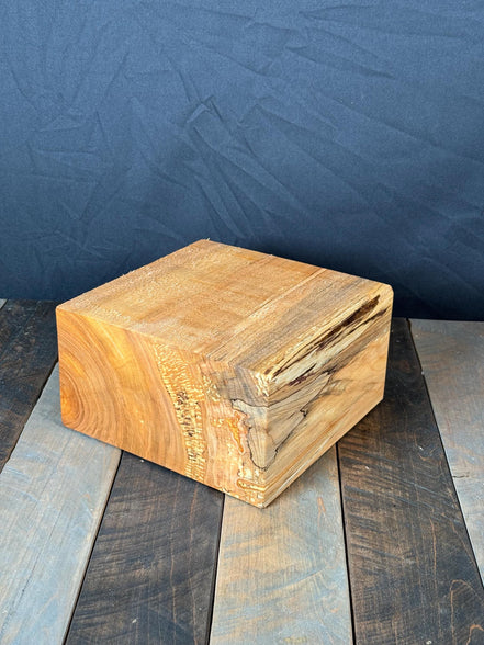 Large Brown Maple Bowl Blank 8”x8”x4” Hardwood Turning Blank Lathe Turning Wood Blanks Salad Bowl DIY Hobby Wood Turning