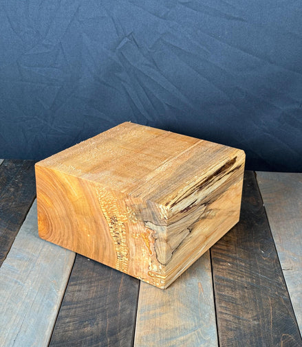 Large Brown Maple Bowl Blank 8”x8”x4” Hardwood Turning Blank Lathe Turning Wood Blanks Salad Bowl DIY Hobby Wood Turning