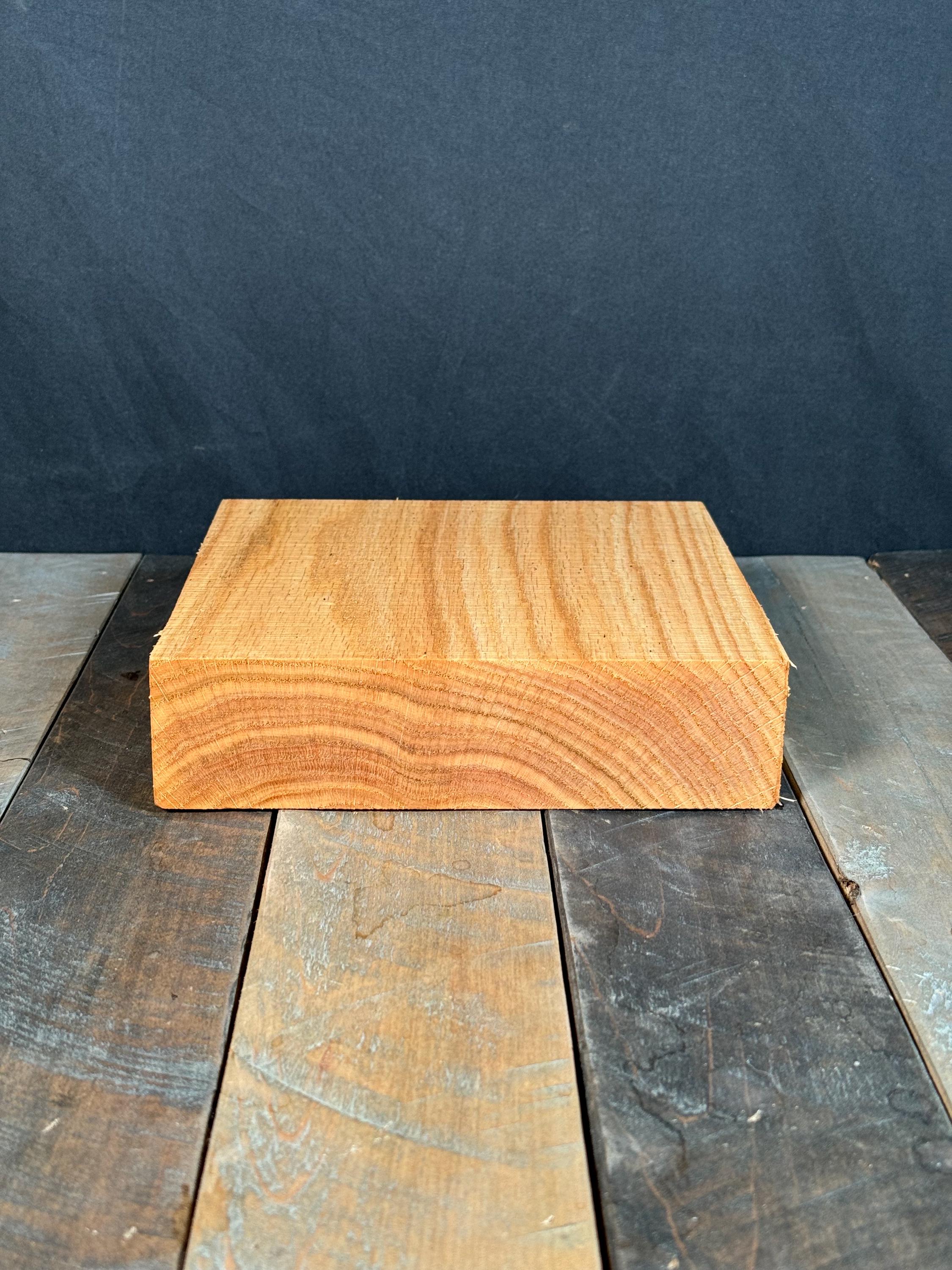 Bowl Blank Premium Red Oak Turning Blank 8”x8”x2” Wood Platter Plate Wood Carving Block Wood Turning Blanks Wood Block Bowl Turnig