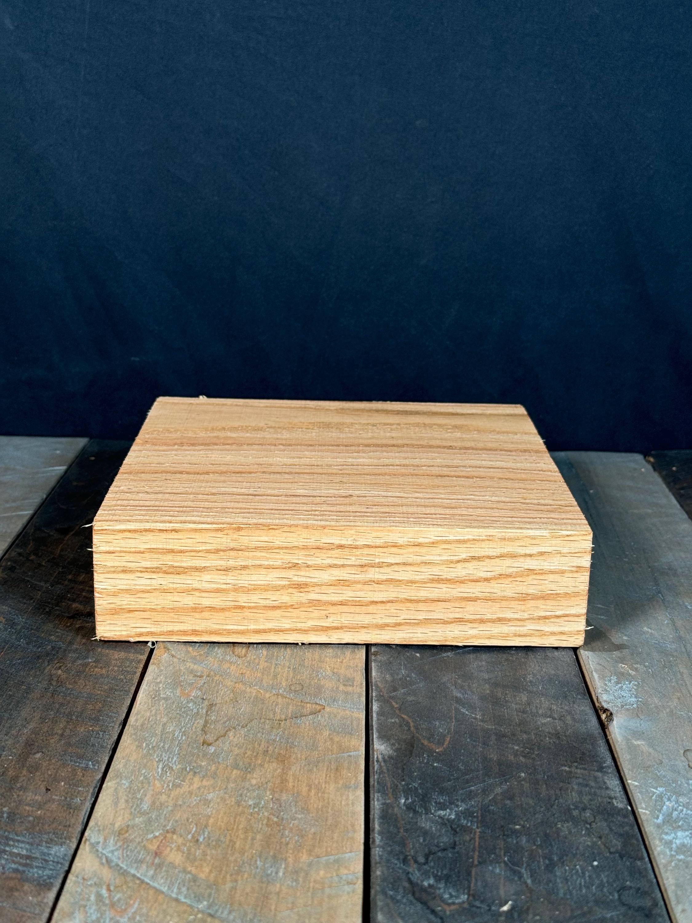 Bowl Blank Premium Red Oak Turning Blank 8”x8”x2” Wood Platter Plate Wood Carving Block Wood Turning Blanks Wood Block Bowl Turnig