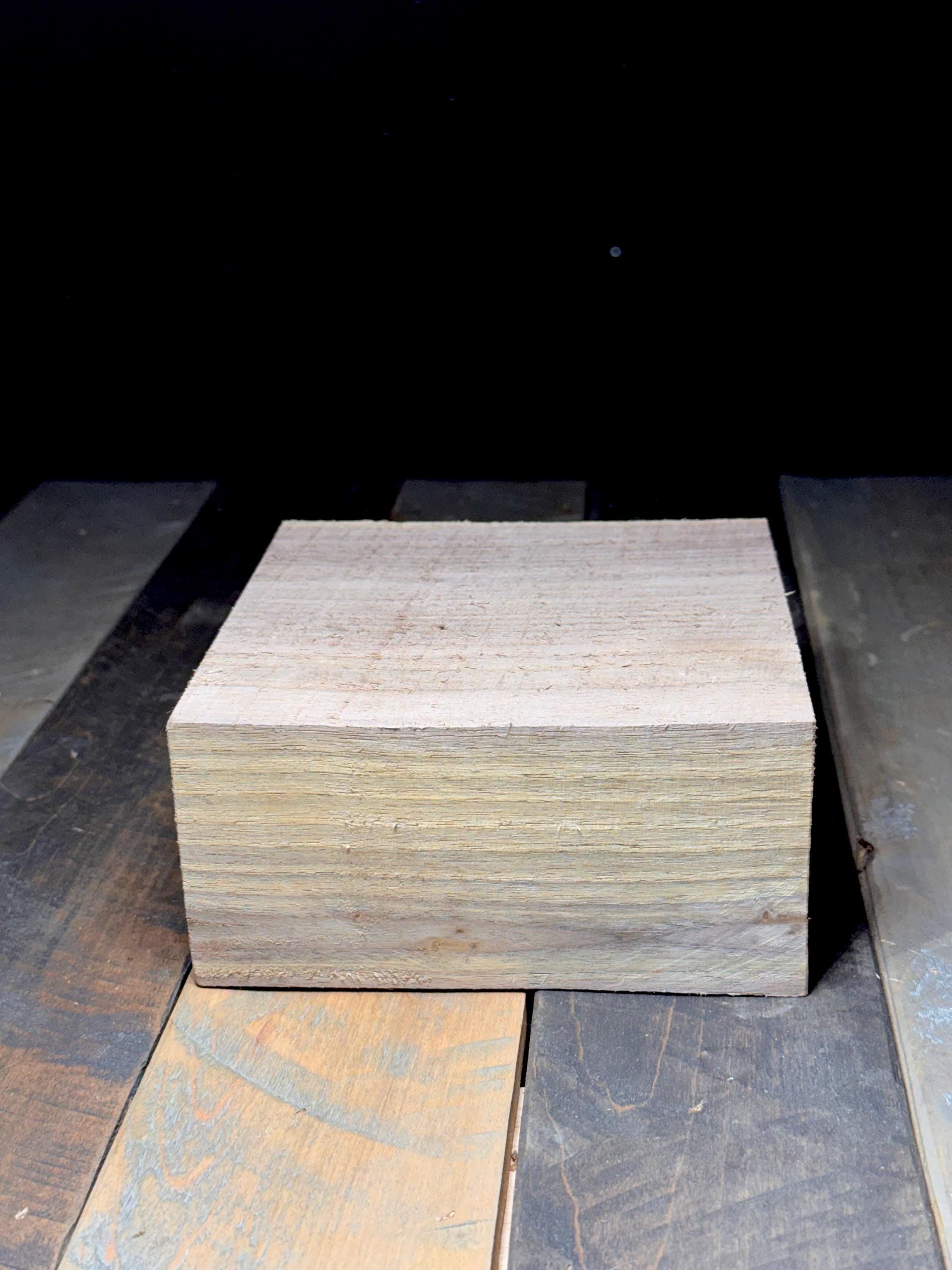 American Hardwood Walnut Turning Blank 6”x6”x3” Wood Blank Walnut Wood Carving Block Wood Block Bowl Turnig Christmas Gift