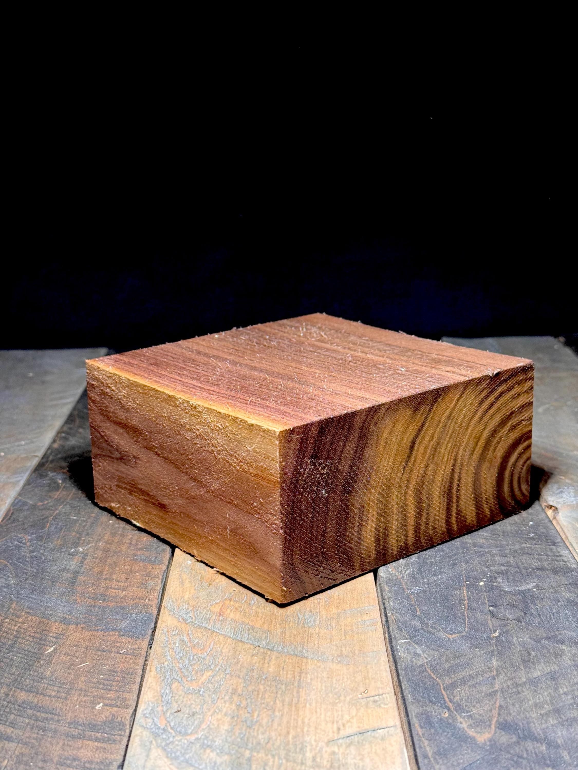 American Hardwood Walnut Turning Blank 6”x6”x3” Wood Blank Walnut Wood Carving Block Wood Block Bowl Turnig Christmas Gift